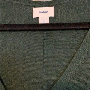 NWOT Dark Green Tunic Sweater